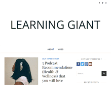 Tablet Screenshot of learninggiant.com